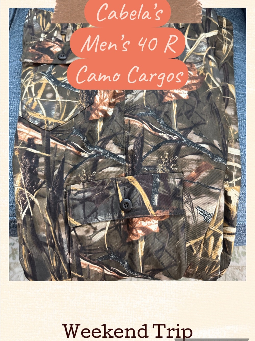 Cabela's Realtree Max-5 Camouflage Pants - Brown/Green/Tan